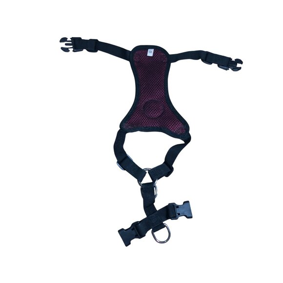 Dog Harness XS Adjustable Padding Paw Print Back Leash Clip - Picture 7 of 10